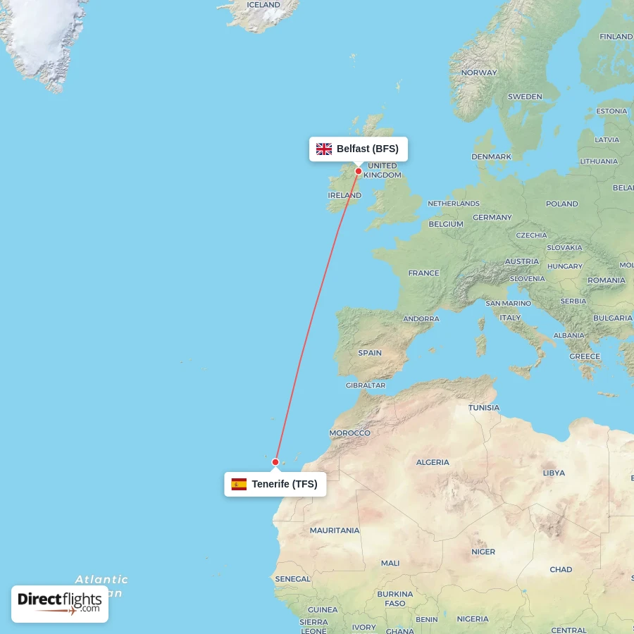 BFS - TFS route map