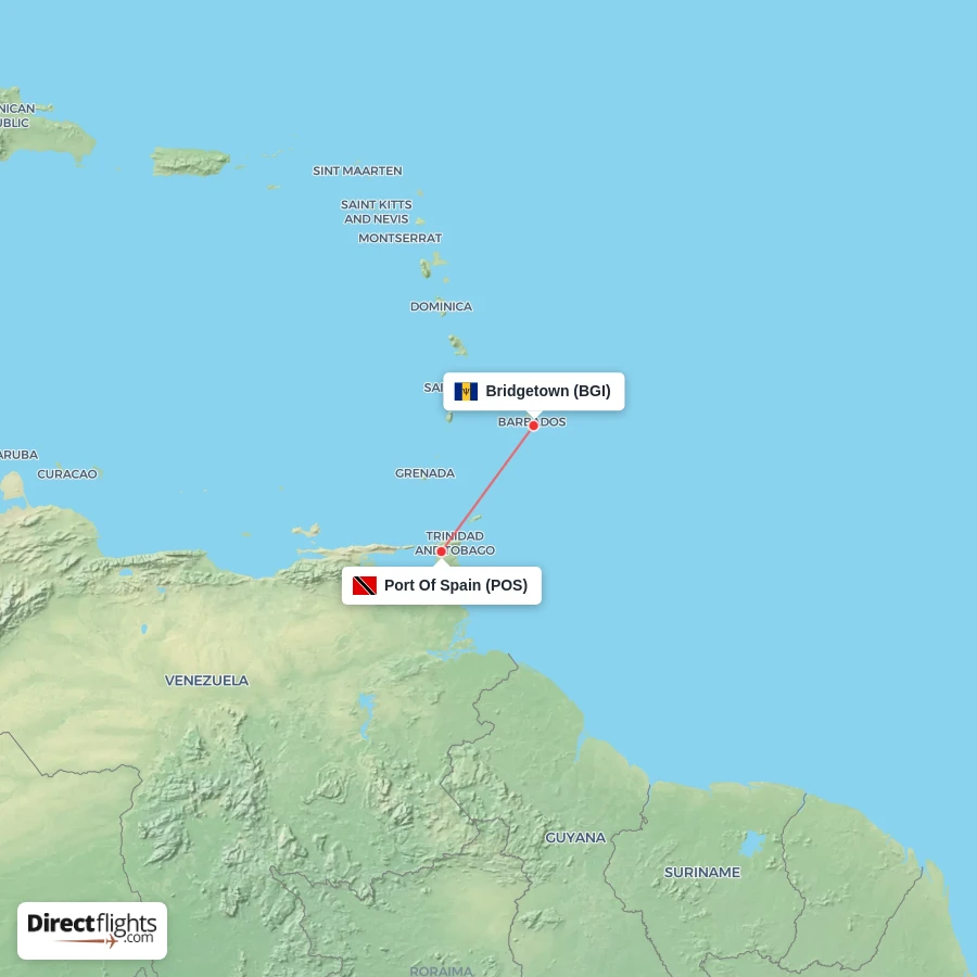 BGI - POS route map