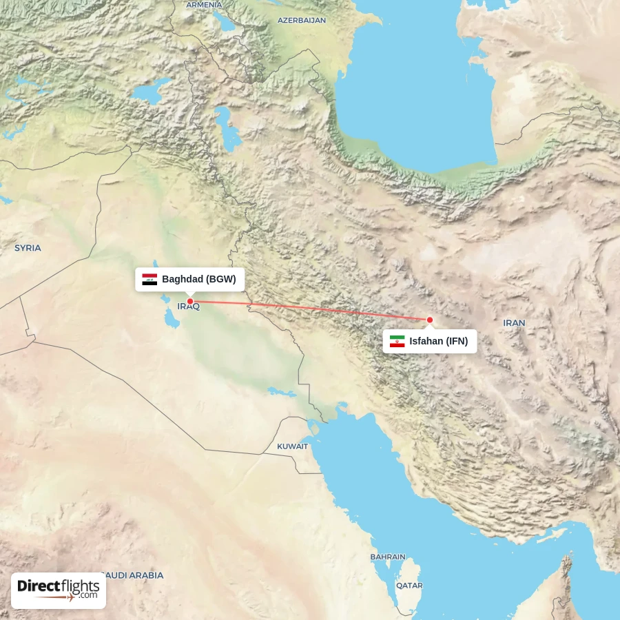BGW - IFN route map