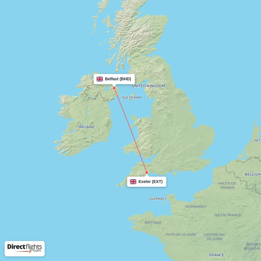 BHD - EXT route map