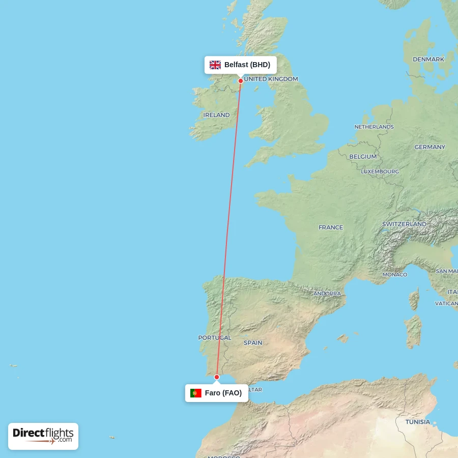 BHD - FAO route map