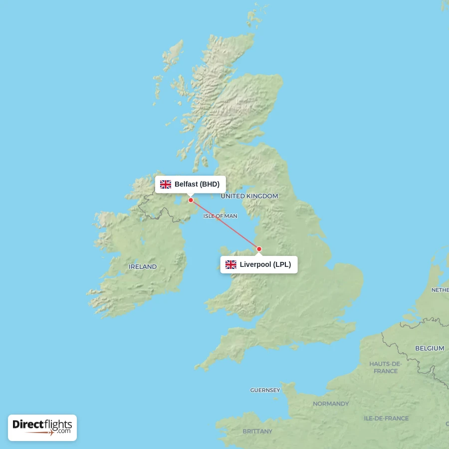 BHD - LPL route map