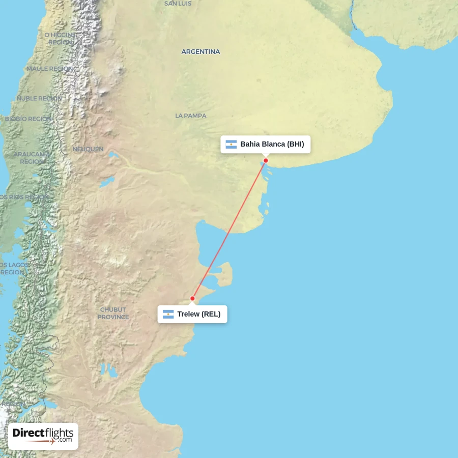 BHI - REL route map