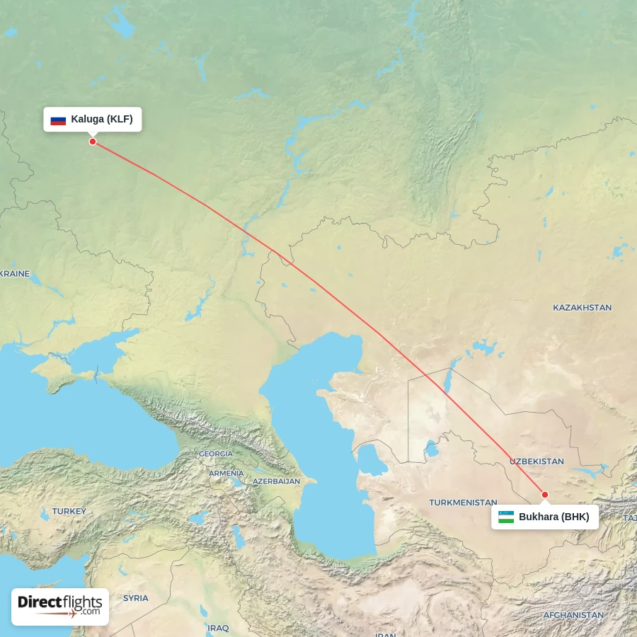 BHK - KLF route map