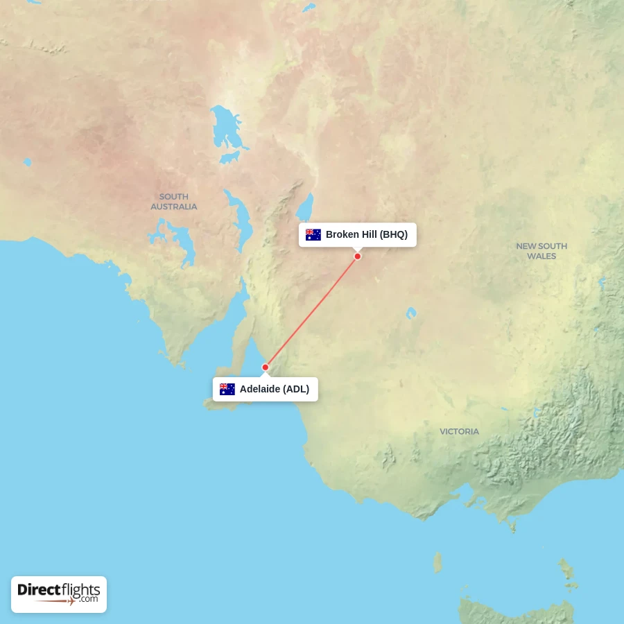 BHQ - ADL route map