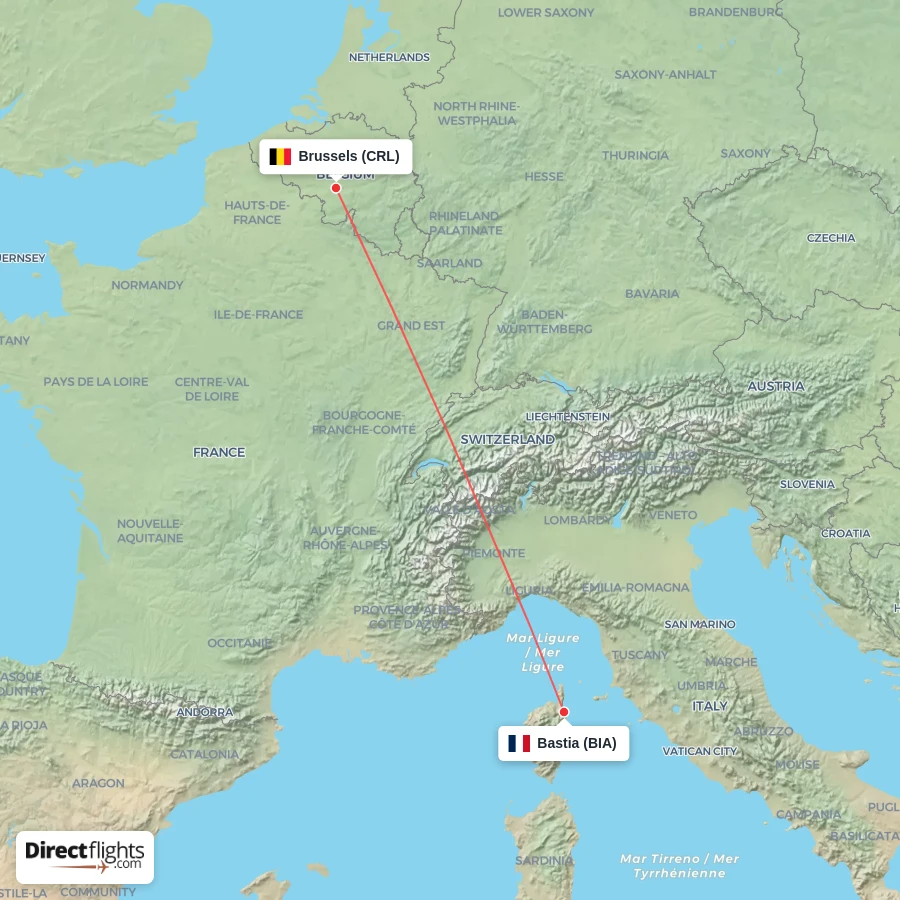 BIA - CRL route map