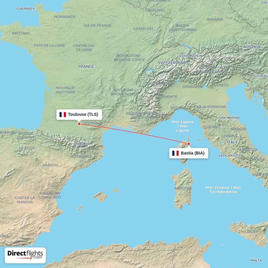 BIA - TLS route map