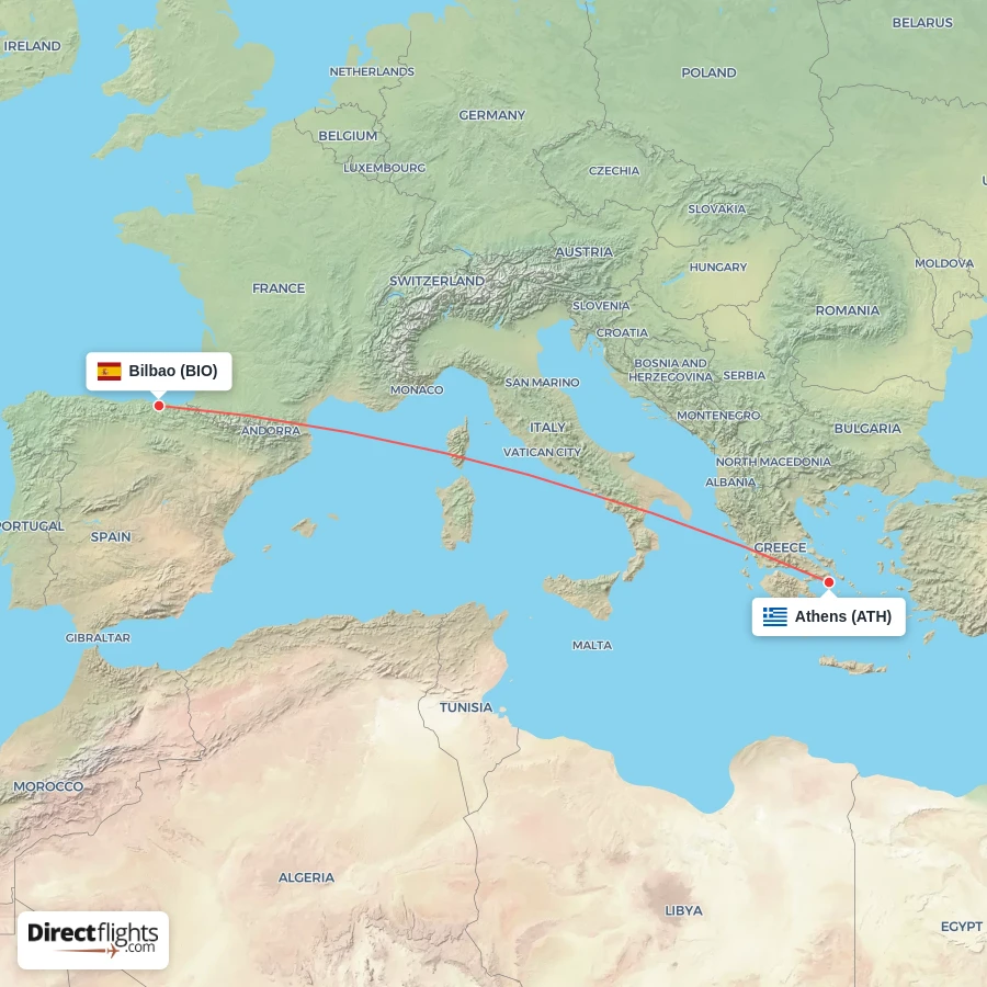 BIO - ATH route map