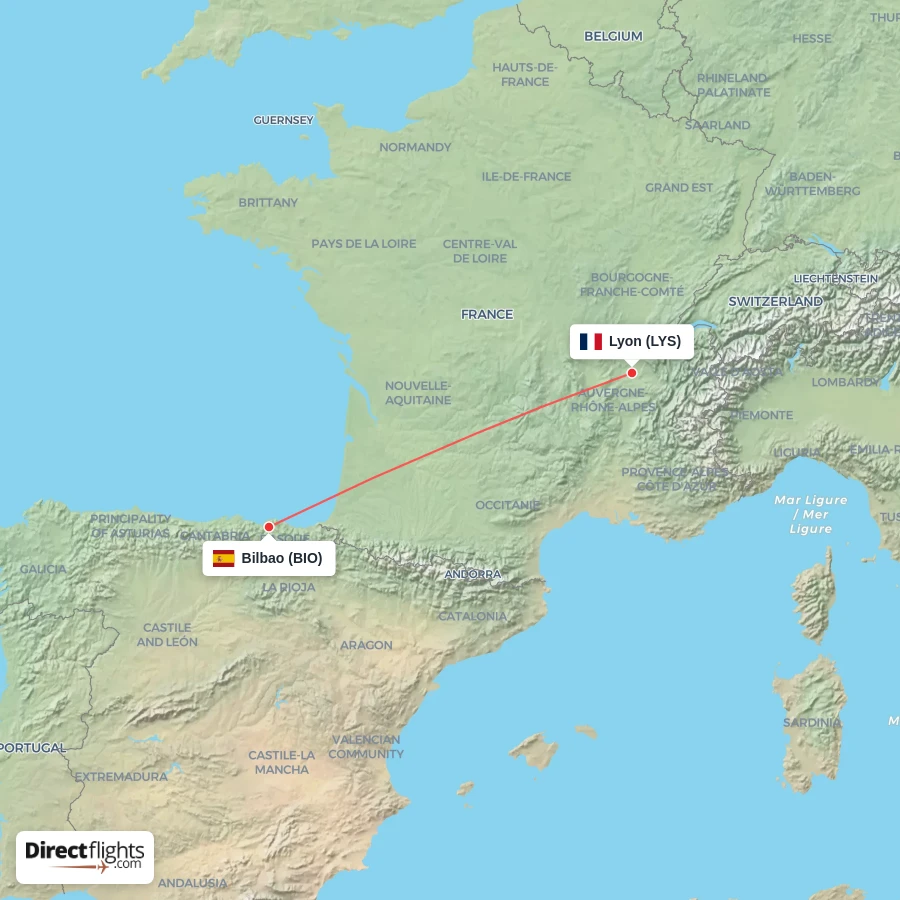 BIO - LYS route map