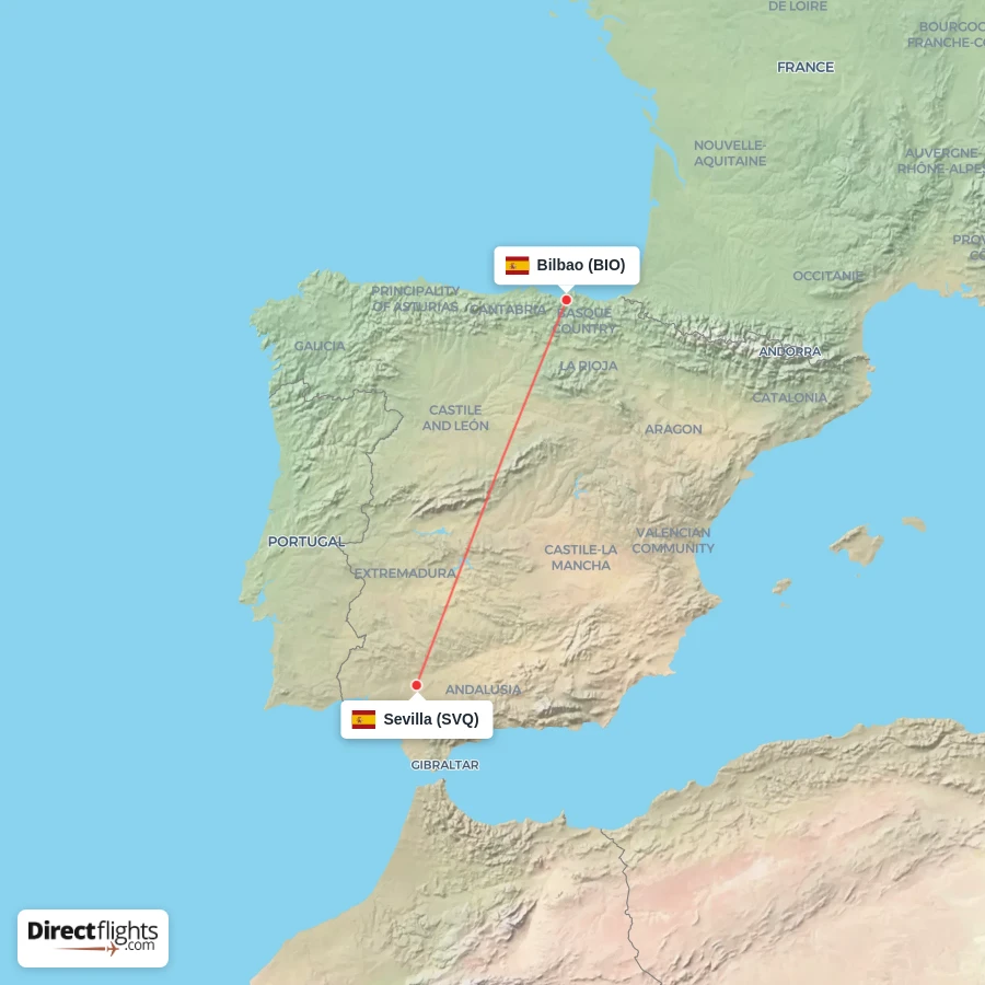 BIO - SVQ route map