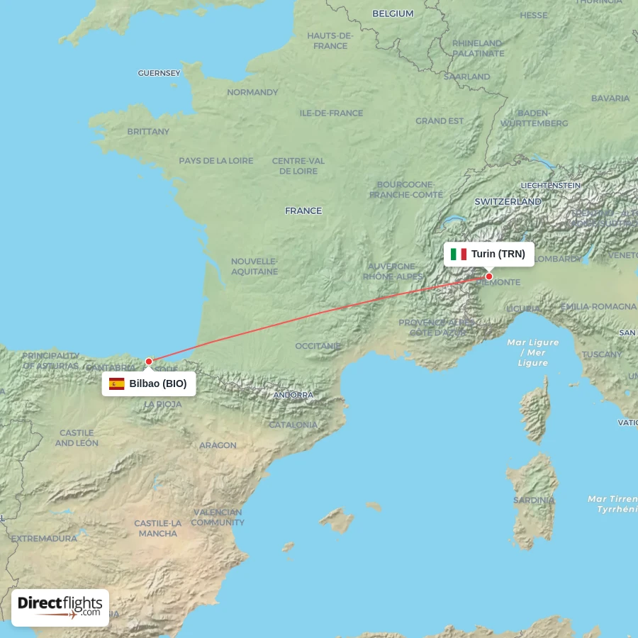 BIO - TRN route map