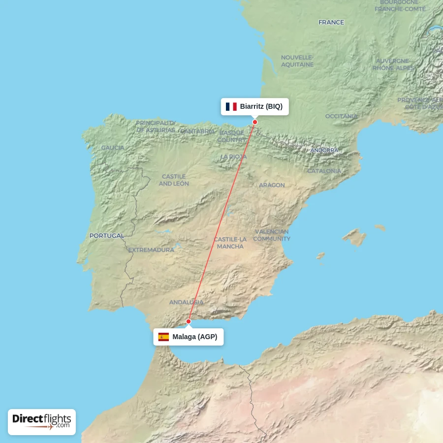 BIQ - AGP route map