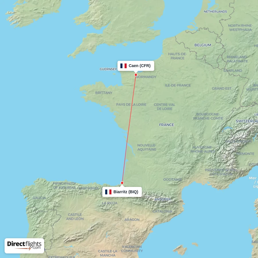 BIQ - CFR route map