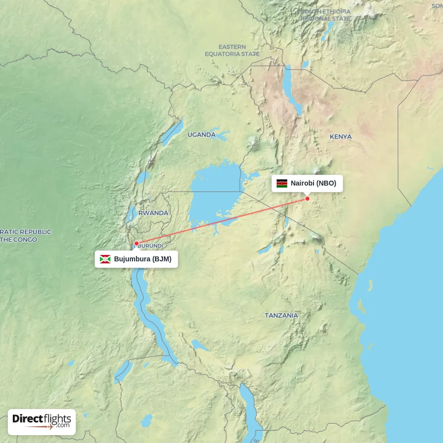BJM - NBO route map