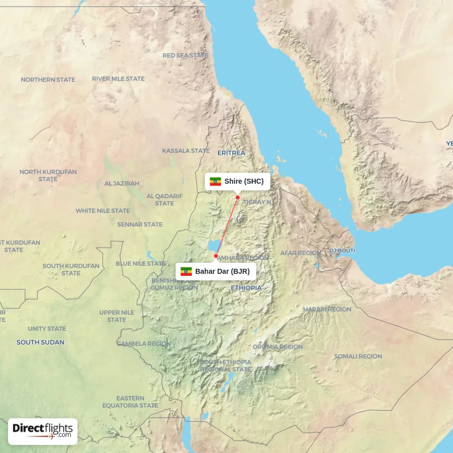 BJR - SHC route map