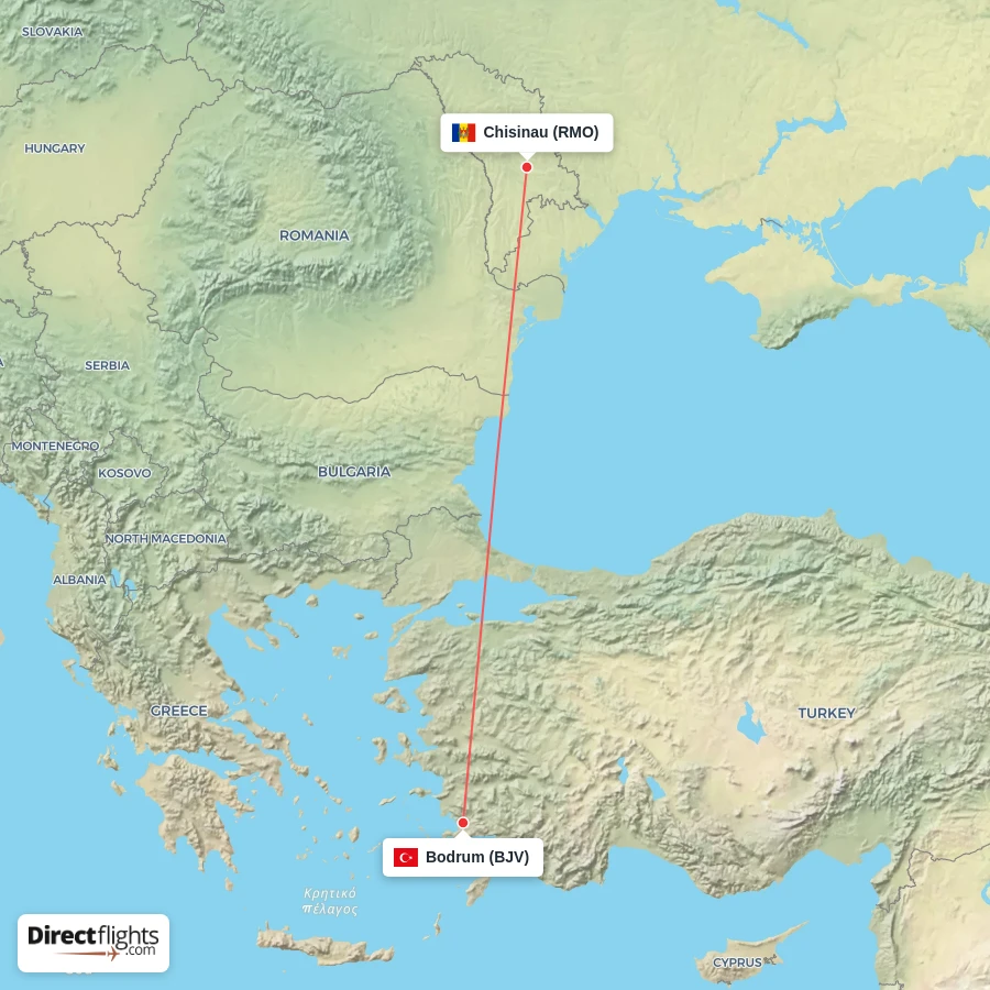 BJV - RMO route map