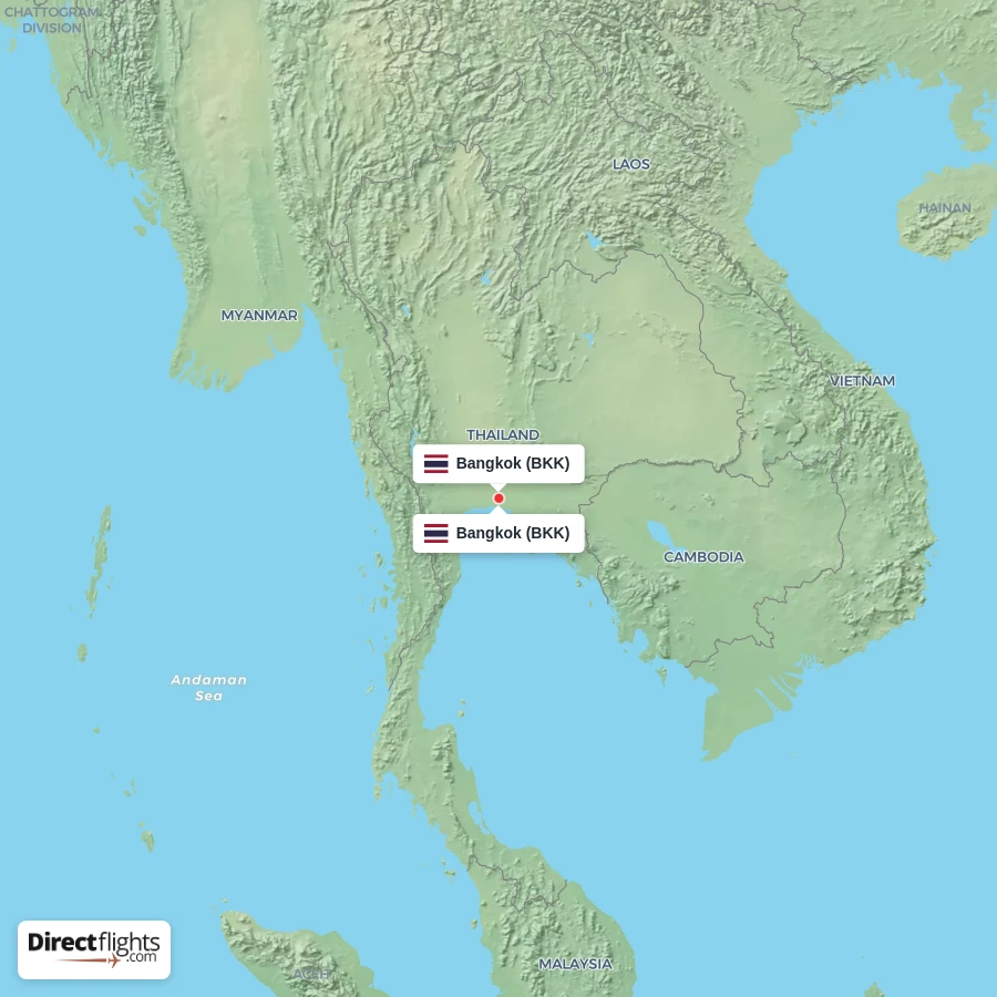 BKK - BKK route map