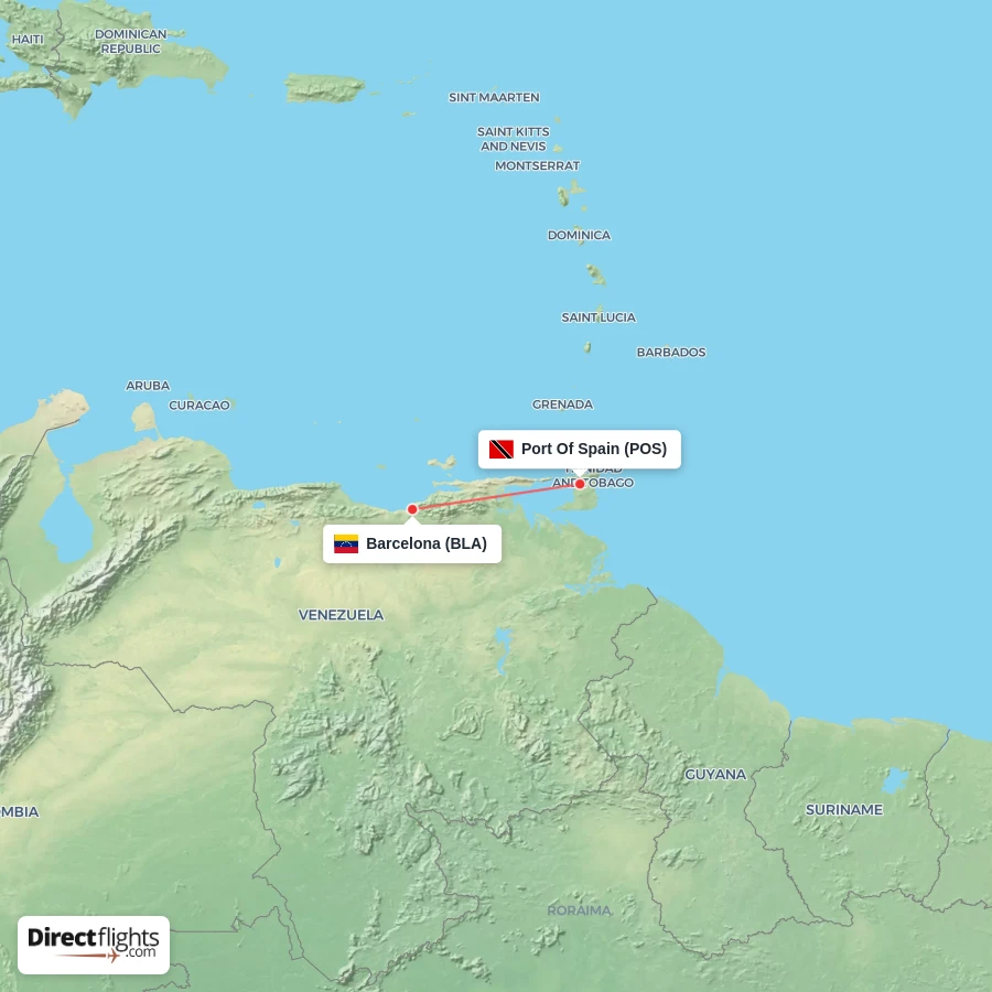 BLA - POS route map