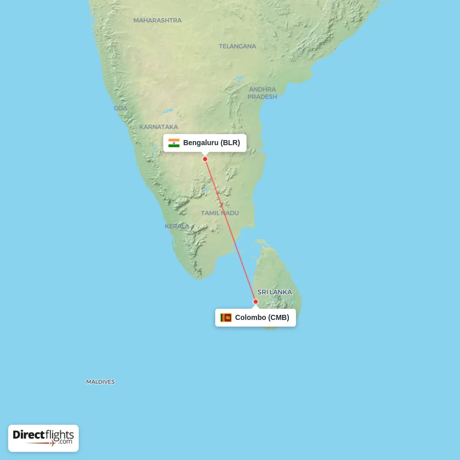 BLR - CMB route map