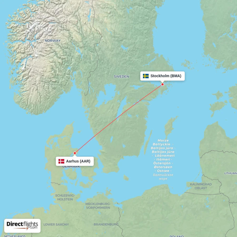 BMA - AAR route map