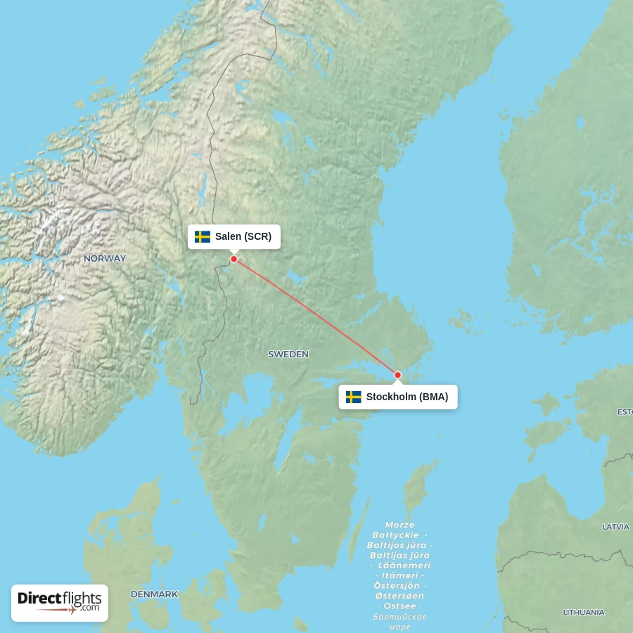 BMA - SCR route map
