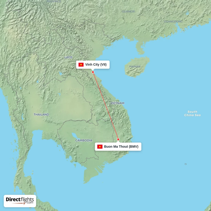 BMV - VII route map