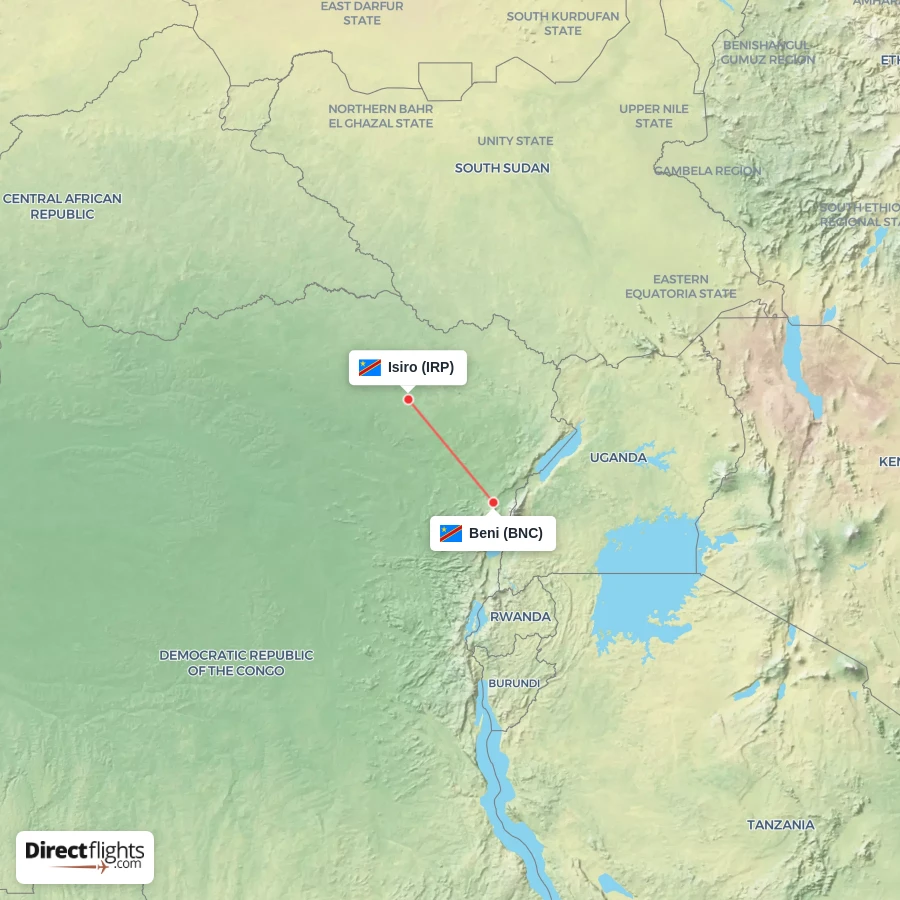 BNC - IRP route map