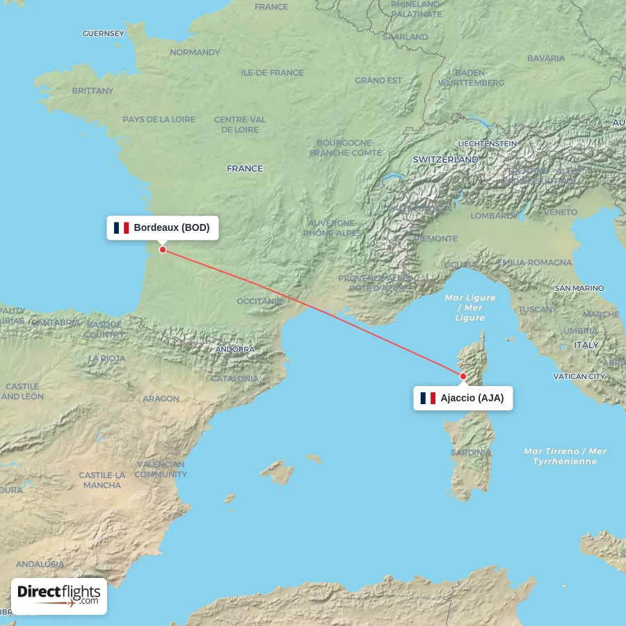 BOD - AJA route map