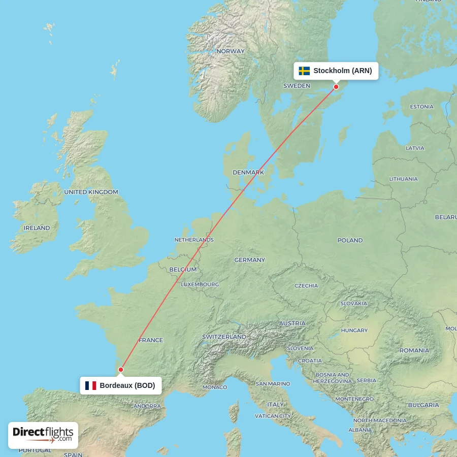 BOD - ARN route map