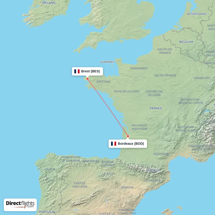 BOD - BES route map