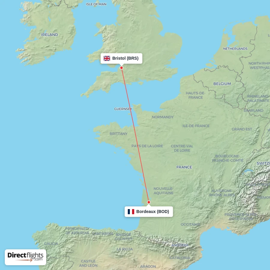 BOD - BRS route map