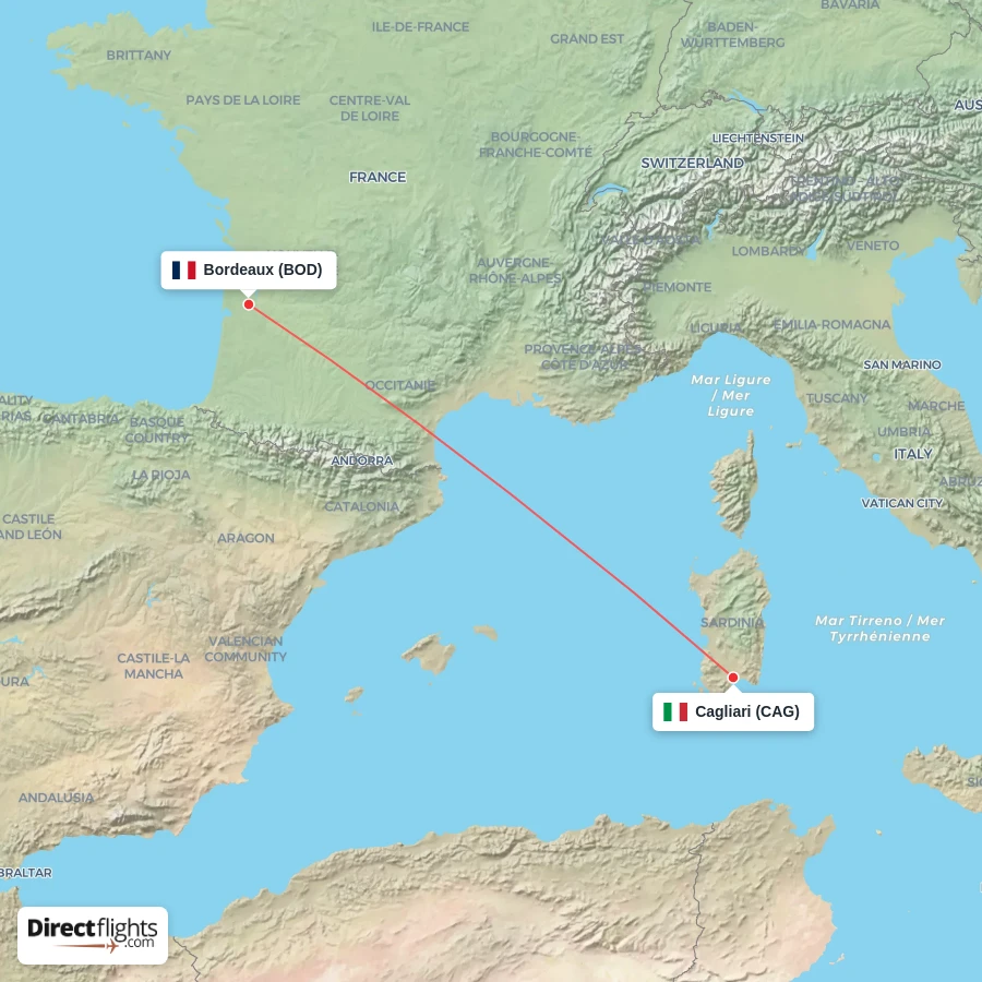BOD - CAG route map