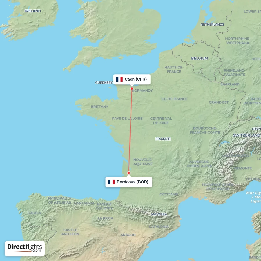 BOD - CFR route map