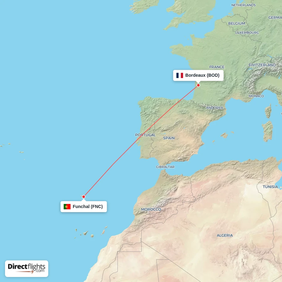 BOD - FNC route map