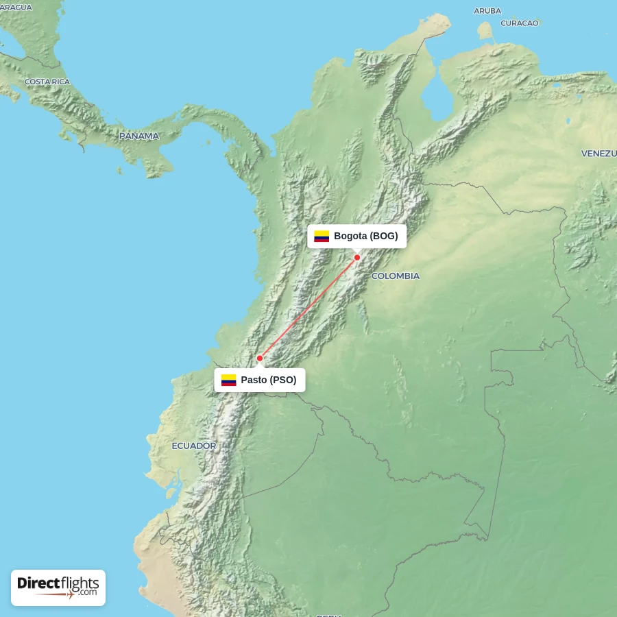BOG - PSO route map
