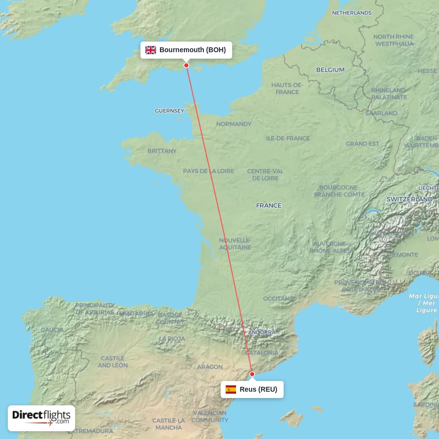 BOH - REU route map