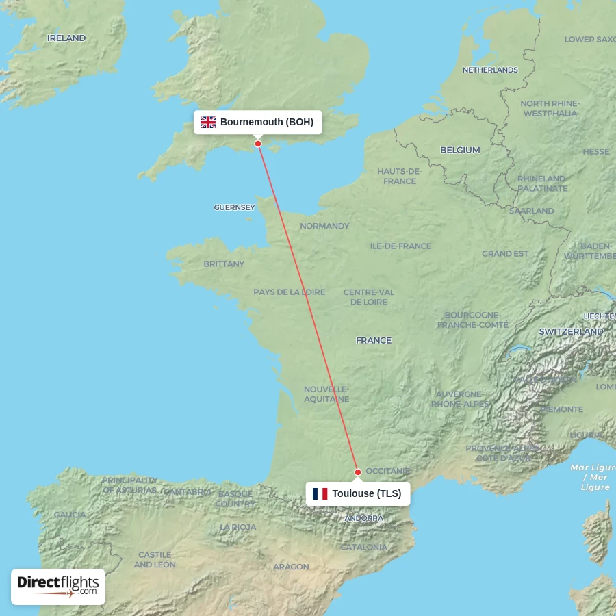 BOH - TLS route map