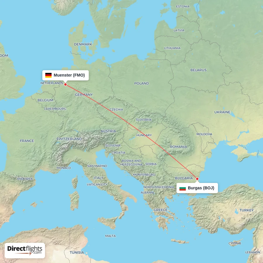 BOJ - FMO route map