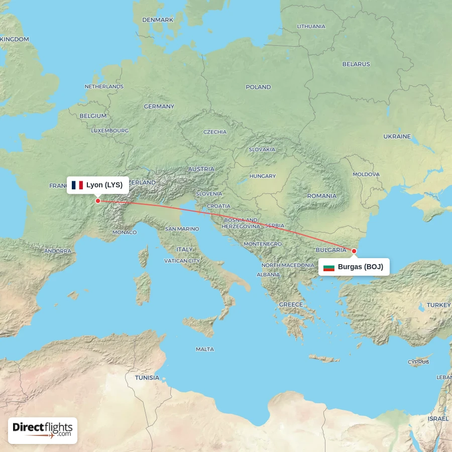 BOJ - LYS route map