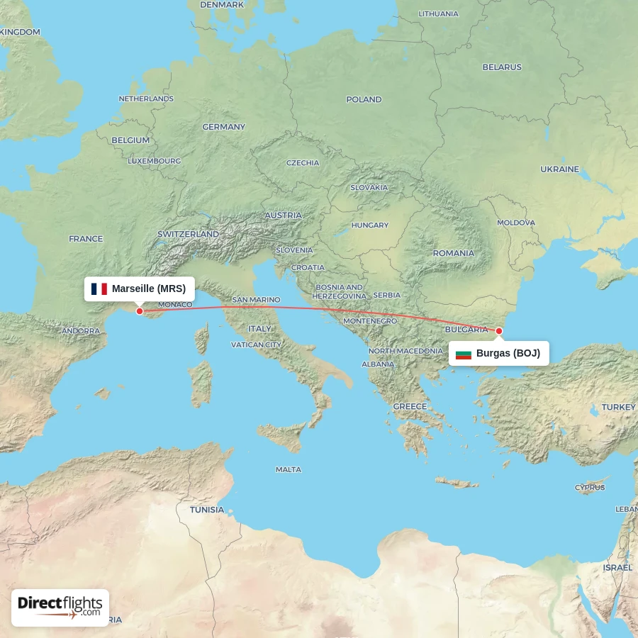 BOJ - MRS route map