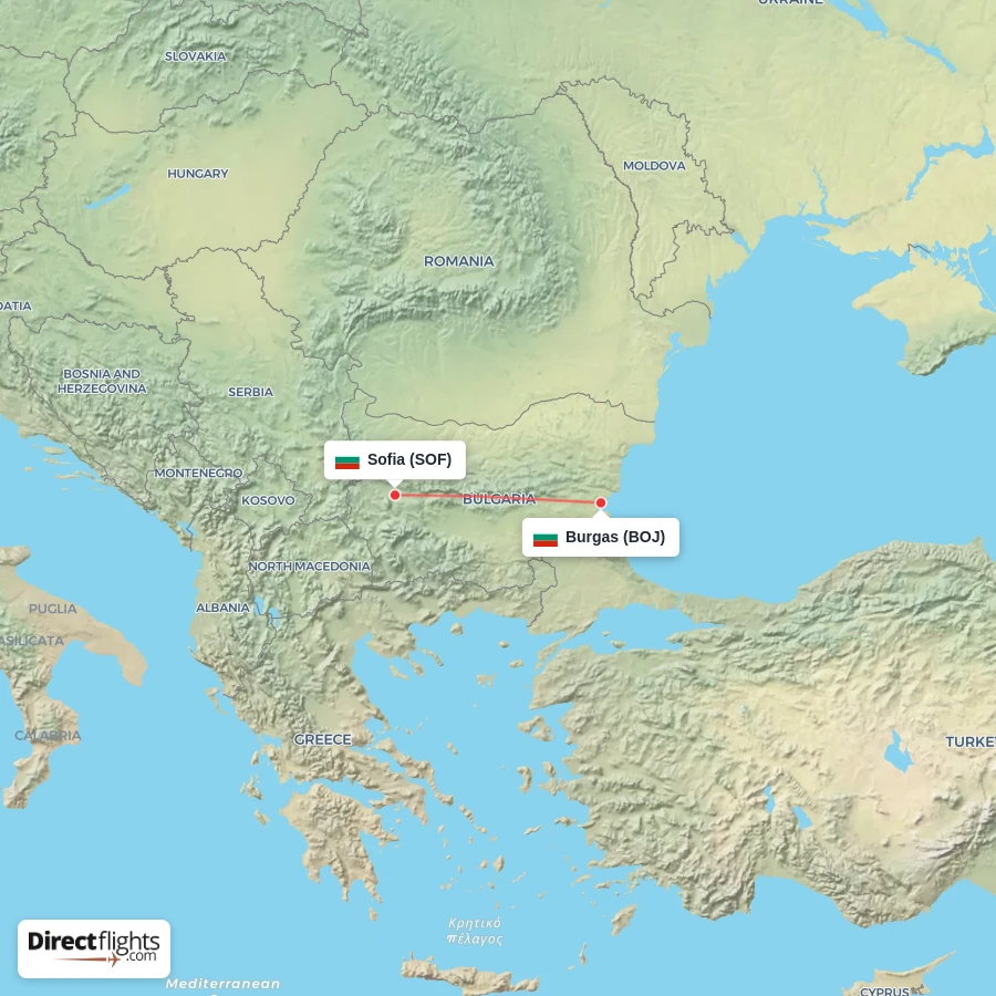 BOJ - SOF route map