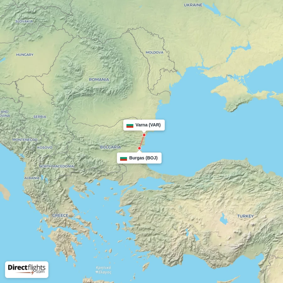 BOJ - VAR route map
