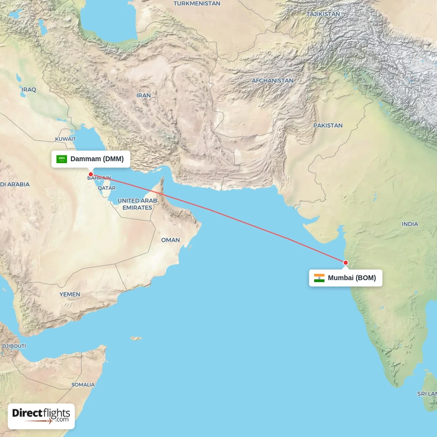 BOM - DMM route map