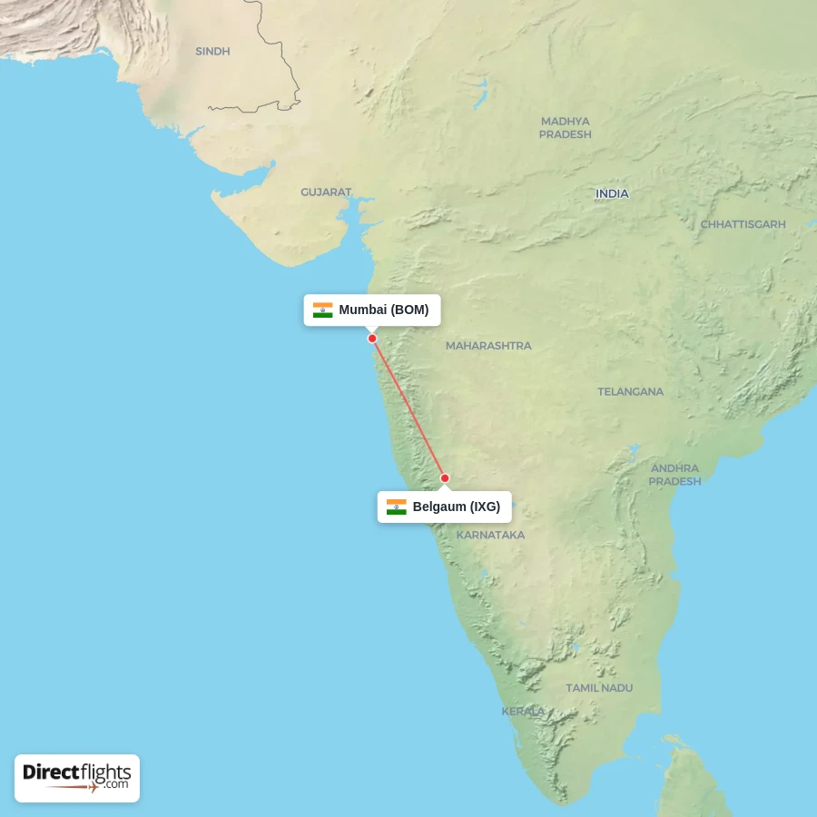 BOM - IXG route map