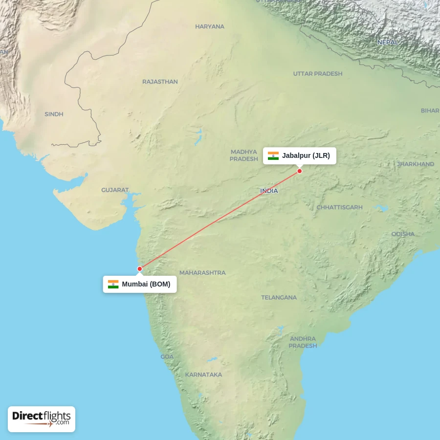 BOM - JLR route map