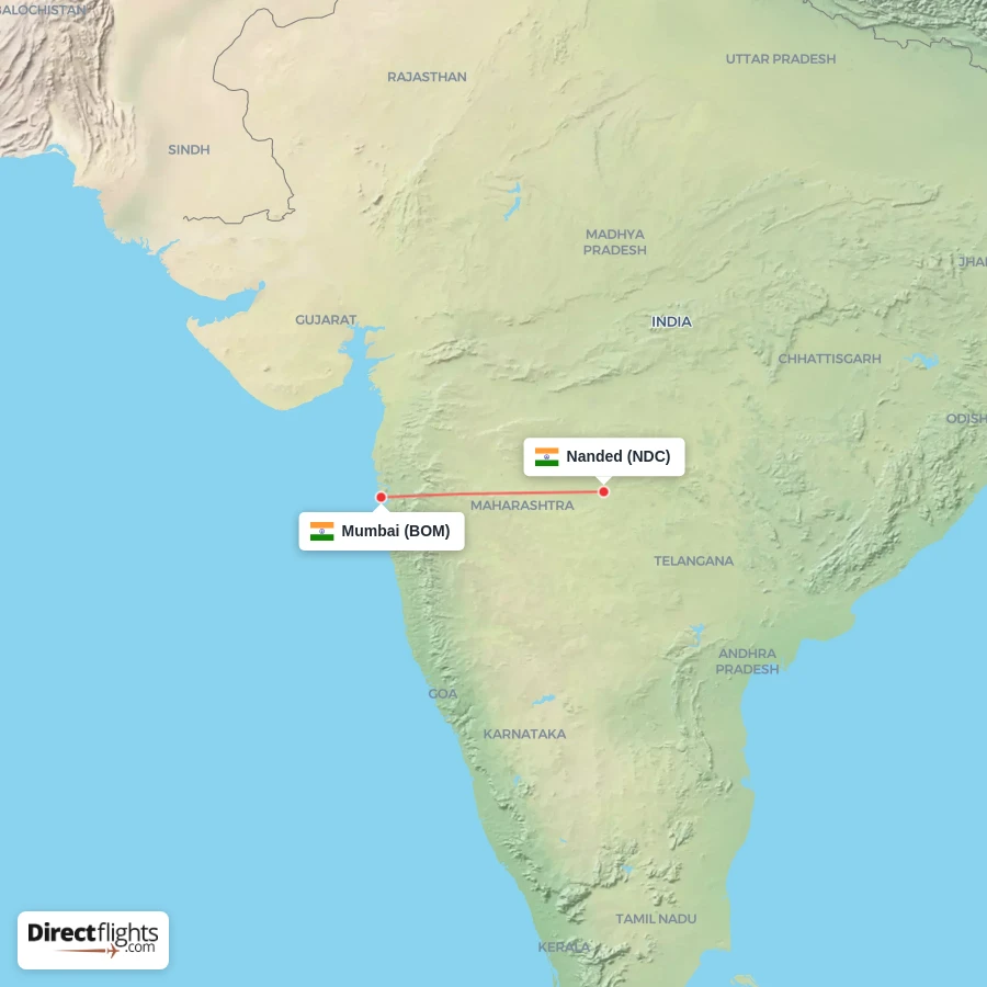 BOM - NDC route map