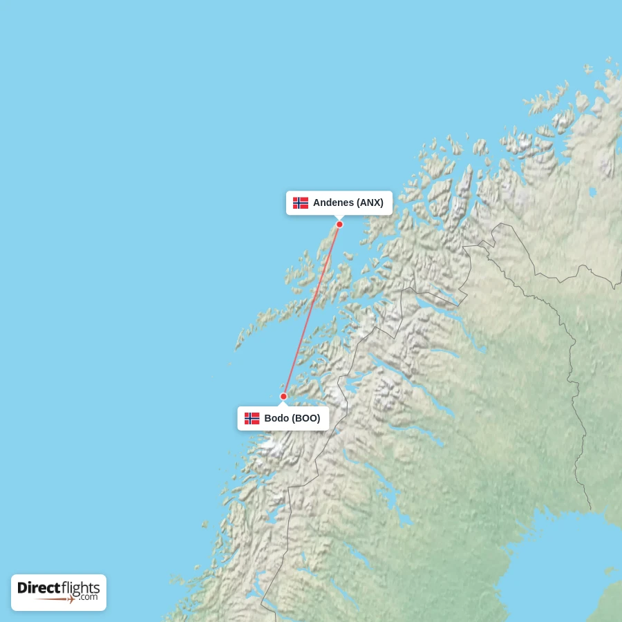 BOO - ANX route map