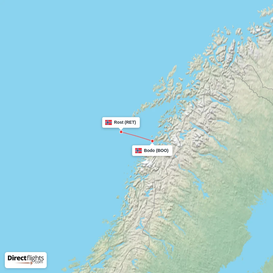 BOO - RET route map