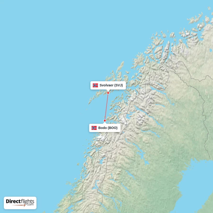 BOO - SVJ route map