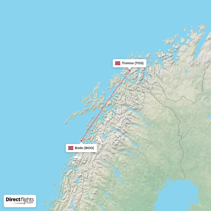 BOO - TOS route map